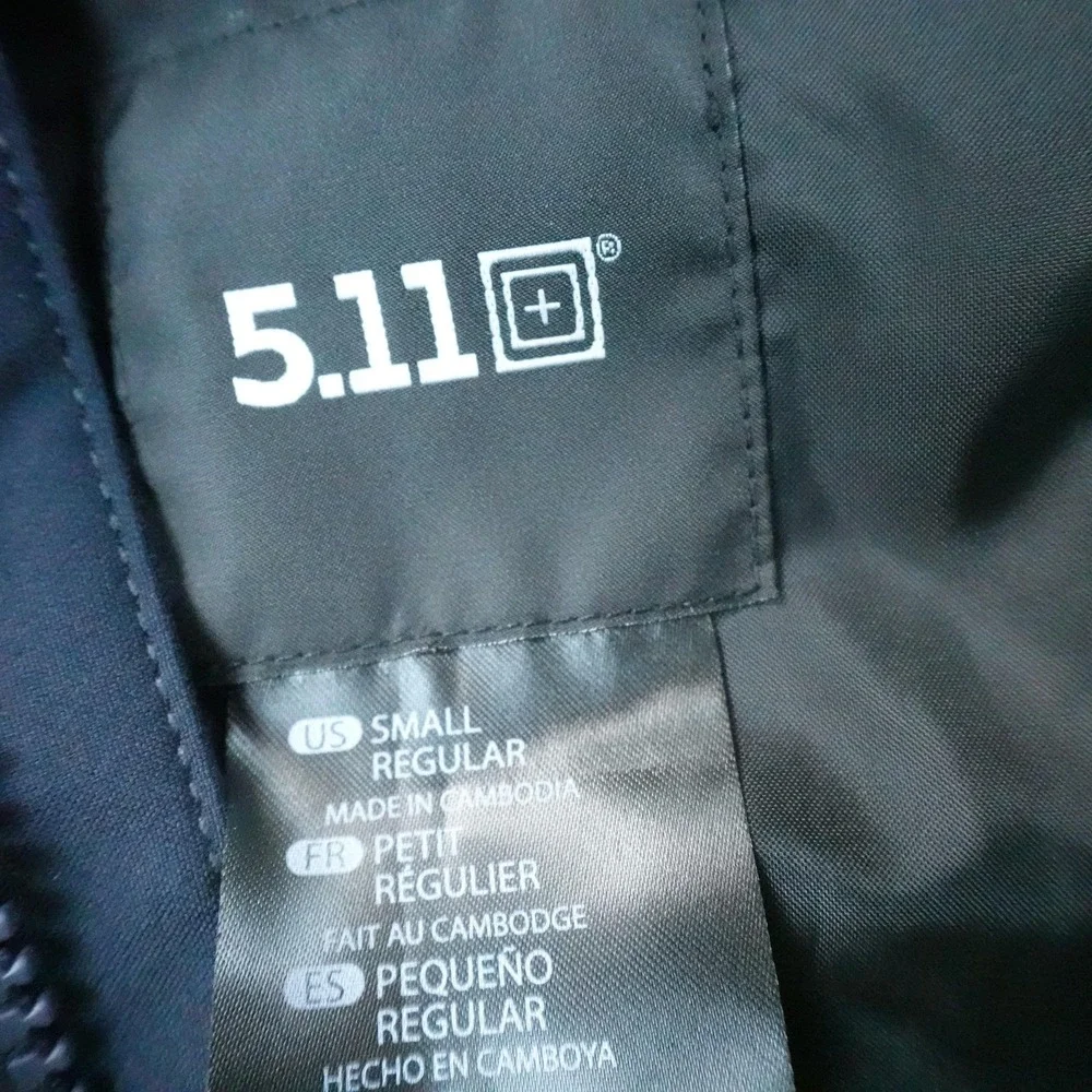 NEW 5.11 Tactical Jacket Mens S Blue Waterproof 3 In 1 Parka 2.0 Coat Rain Shell